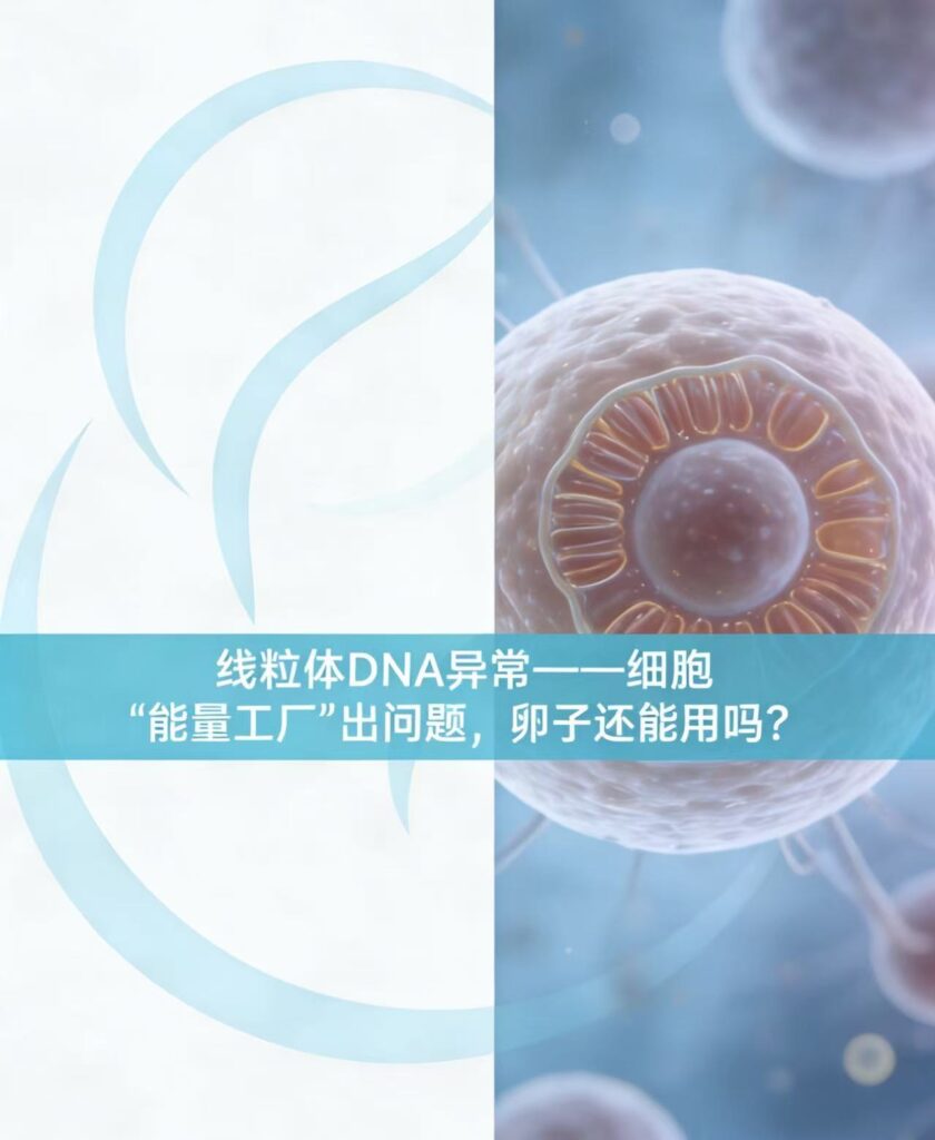 《线粒体DNA异常——细胞“能量工厂”出了问题，卵子还能用吗？》