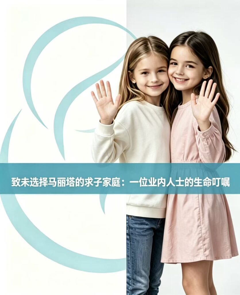 《致未选择马丽塔的求子家庭：一位业内人士的生命叮嘱》