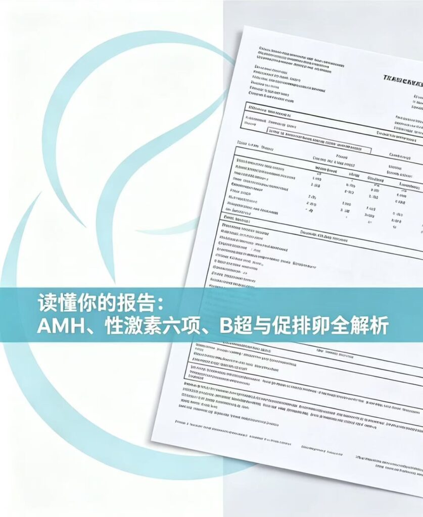 《读懂你的报告：AMH、性激素六项、B超与促排卵全解析》