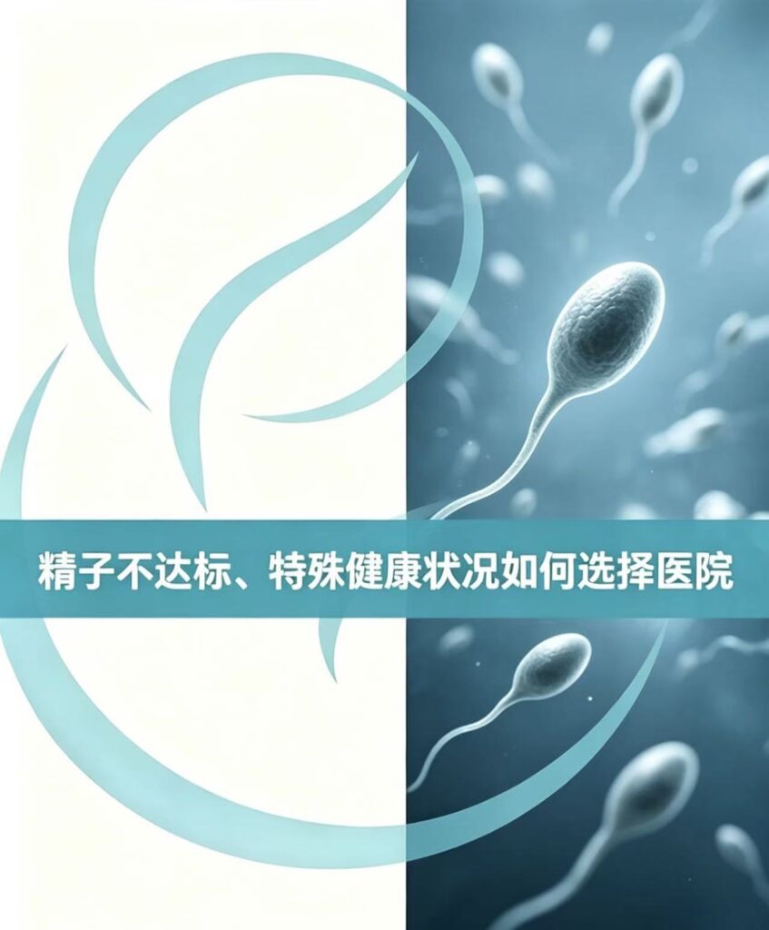 《精子质量不达标、特定健康状况如何选择辅助生殖医院》